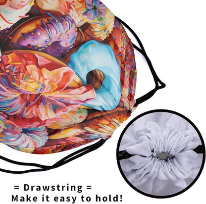 Watercolor Donuts Gymnastics Grip Bag - Image 5