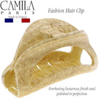Camila Paris CP3191 French Hair Clip for Women and Girls - Thick, Long, Curly, Wavy Hair - Durable Styling Big Claw Clip - Strong Hold, No Slip Grip - Made in France