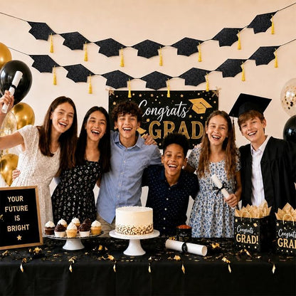 2026 Graduation Decorations, Pre-Strung Graduation Banner, Class of 2026 - Image 3