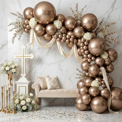 Sempertex Reflex Round Champagne Balloons, 18 Inch, Graduation, Baby Shower - Image 3