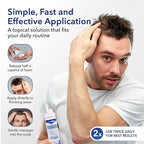 Minoxidil Foam for Men 5% Percent - Men's Hair Growth Treatment for Him- Topical Foaming Minoxidil for Men- Great for Hair Regrowth and Reduce Hair Loss - 1 Pack as 1 Month Supply