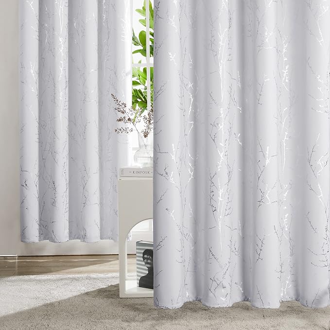 Deconovo Living Room Curtains 54 Inches Long, Thermal Insulated, Room Darkening - Image 3