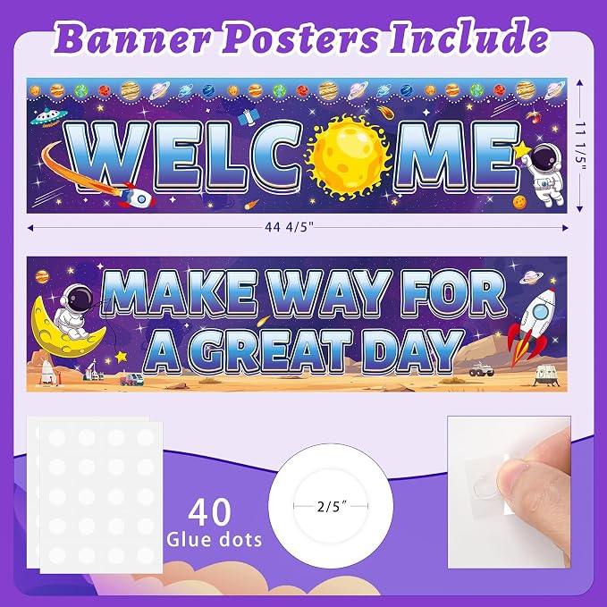 COCHIE Back to School Classroom Decorations Banner Poster, 2 Sheet Large - Image 2