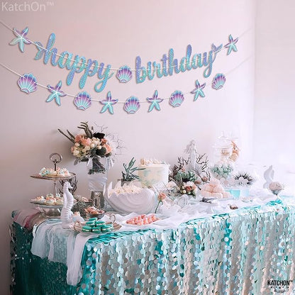 KatchOn Blue Happy Birthday Banner 10 Feet - Image 8