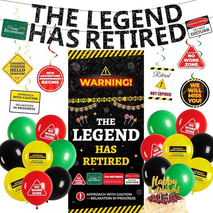 Retirement Party Decorations for Coworker, Office Retirement Party Supplies Kit by Fanuk