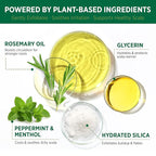 RoyceDerm Rosemary Mint Scalp Scrub – Exfoliating Scalp Treatment for Oily, Flaky & Itchy Scalp – Supports Hair Growth, Oil Control & Dandruff Relief with Rosemary & Peppermint Oils, Menthol & Silica