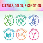 Punky Colour 3-in-1 Color Depositing Conditioner & Hair Cleanser - Redilicious, Semi Permanent Hair Color Conditioner, Cruelty-Free Hair-Dye, 8.5 fl oz.