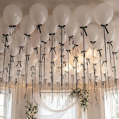Gejoy 59pcs Ceiling Balloons Kit 12'' Macaron White Balloons by Gejoy