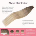 GOO GOO Tape in Hair Extensions Human Hair, 9/18J/60 Chocolate Brown to Champagne Blonde Balayage, 20inch 50g 20pcs, Skin Weft Seamless Invisible, Silky Straight with Thick Ends, Remy Human Hair