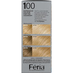 L'Oreal Paris Feria Multi-Faceted Shimmering Permanent Hair Color, 100 Pure Diamond, Hair Dye Kit, Pack of 2