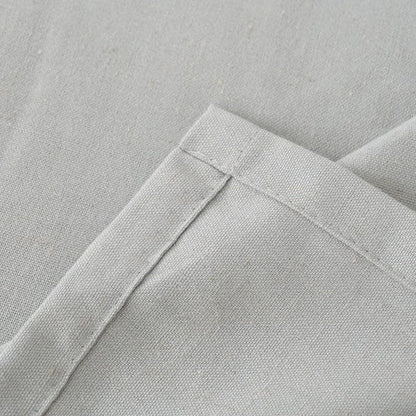 YoungsTex Grey Linen Semi Sheer Curtains 63 Inches Length - Image 9