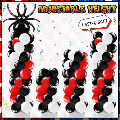 Kasyat 2 Sets Spider Party Balloon Column Stand Kit Adjustable Spider Balloon - Image 5