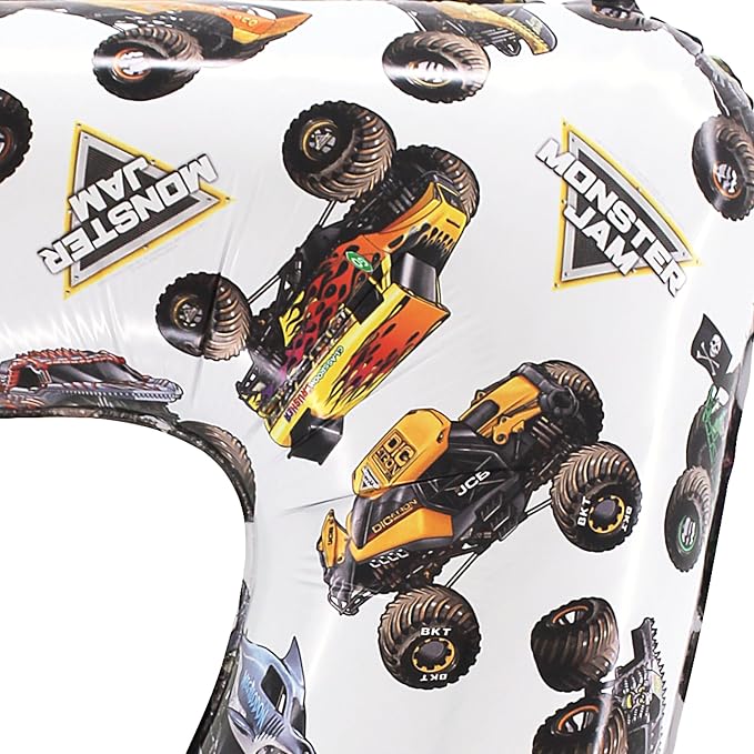Toyland® 26" Monster Jam™ Number 7 Foil Balloon - Image 3