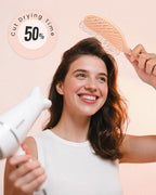 AIMIKE Detangling Brush, Wet Dry Vented Detangler Brush w/Soft Bristles, Pain-Free Detangle Hairbrush Loosens Stubborn Tangles, Extra Gentle on Sensitive and Fine Hair, for Women & Kids