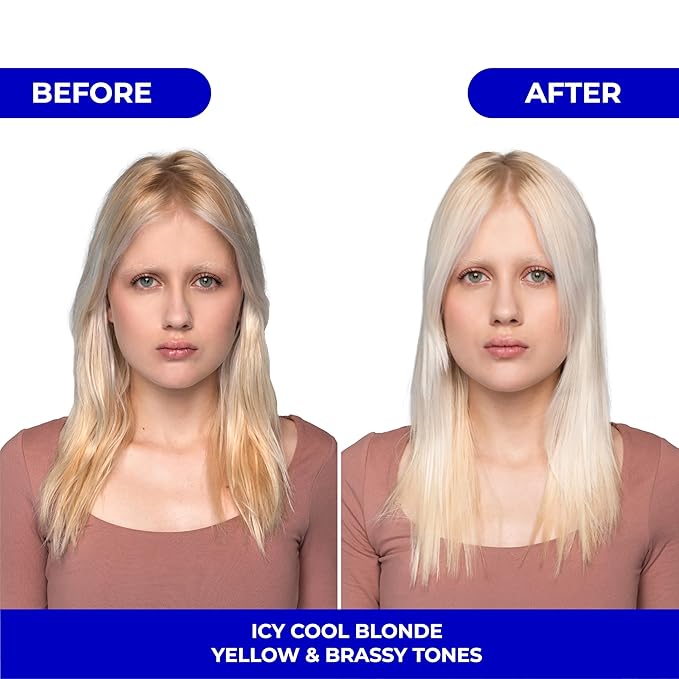 naissant Icy Cool Purple Toning Mask | Ultra High-Purity Pigments | Neutralizes Yellow & Brassy Tones | Hyaluronic Acid, Collagen & Biotin | Paraben, Ammonia & Sulfate Free | 10.1 Fl. Oz
