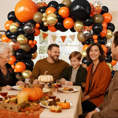 Black Orange Arch Kit Garland - Image 7