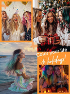 DOORES Hair Extensions Tape in Human Hair, Turquoise Tape in Hair Extensions, Real Human Hair Extensions Natural Remy Hair Straight, 25g 10pcs 16 Inch