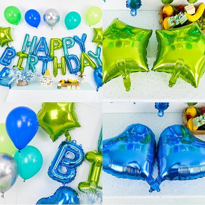 Blue Green Birthday Decorations - Image 3