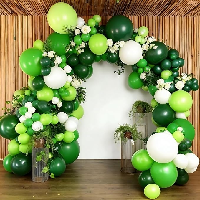 Green Balloons Birthday Party Balloons - Image 5