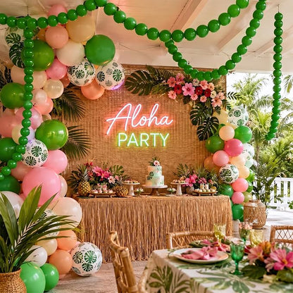 Govpy Green Linking Balloons, Wedding Birthday Baby Shower Graduation St. - Image 3