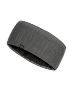 DANISH ENDURANCE Merino Wool Headband, with Thermal Inner Fleece, for Men and Women, Unisex, Dark Grey, M/L