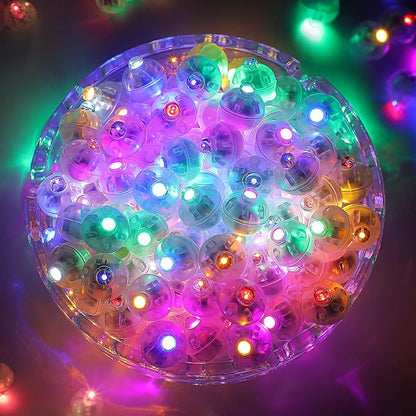 ZGWJ 50PCs Colorful Balloon Lights Mini, Battery Powered, Long Standby Time by ZGWJ