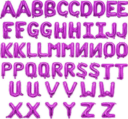52 Pieces 16 Inches A-Z Letter Balloons – 2 Sets of Alphabet Mylar Balloon by Tedercle