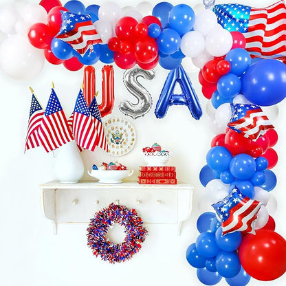 138 PCS 4th of July Balloon Arch Decorations - Image 5