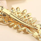 Crystal Rhinestone Pearl Hair Comb Gold Wedding Bridal Hair Pins Accessory