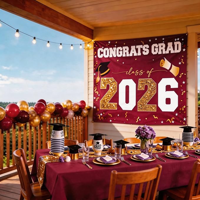 Class of 2026 Graduation Banner 47x67" - Image 5