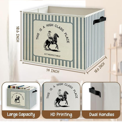 Funny Western Cowboy Storage Basket - Image 5