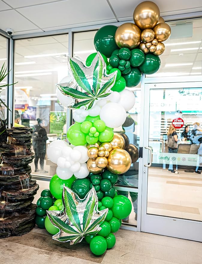 Green and White Balloons, Dark Green Balloons and White Balloons | 60 Pcs 12 - Image 7