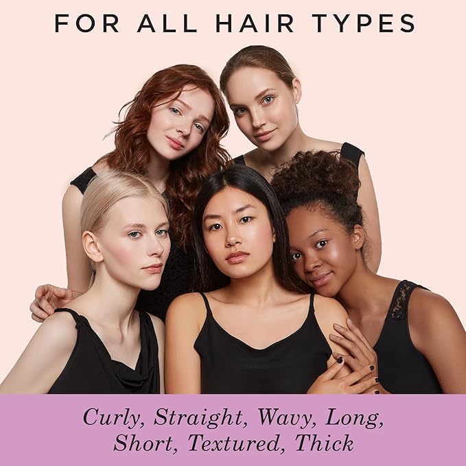 Diane Pro Nylon Pin Styling Hairbrush for Detangling, Separating, Shaping, and Defining Wet or Curly Hair, Heat-Resistant, Anti-Static, Hair Care Essential, Pink