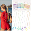 Sport Hair Ties for Women Pony Tails Elastic Hair Ties for Gym Braided Hair Ties Spiral Hair Ties for Swimming Sports