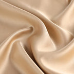 uxcell 2 Pack Silk Satin Pillowcase for Hair and Skin, Cool, Silky, Soft Breathable Pillow Cases Standard Size 20x26 Inch Sateen Pillowcase Caramel with Envelope Closure