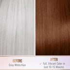 Herbishh Hair Color Shampoo for Gray Hair–Natural Hair Dye Shampoo with Argan Hair Mask–Travel size-Colors Hair in Minutes–Long lasting colour–10pack+1pack–Ammonia-Free (Light Brown)