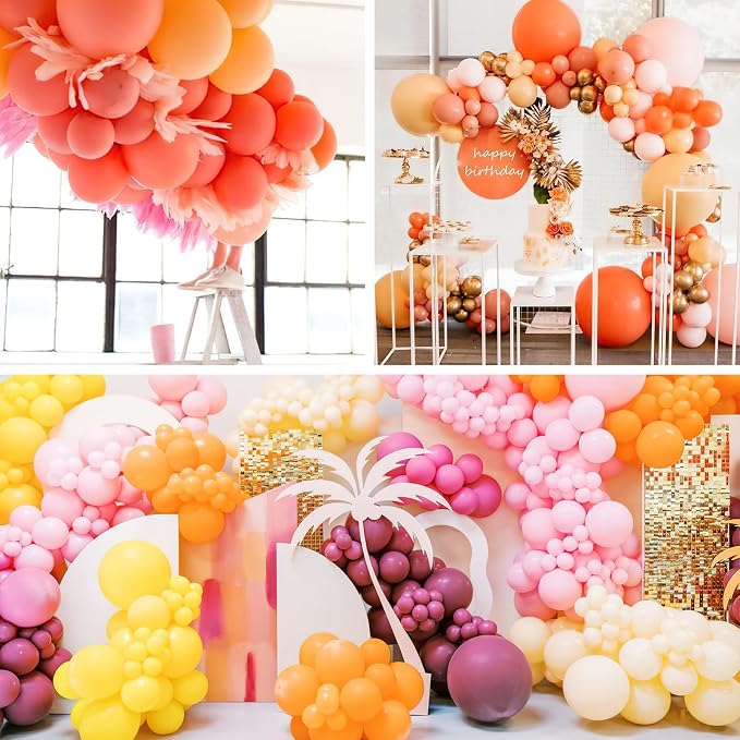 PartyWoo Yellow Balloon Garland, Birthday Decorations - Image 5