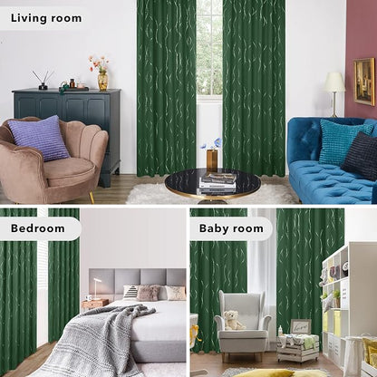 Deconovo Blackout Back Tab Curtains - Image 7