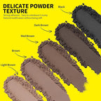 Sevich Hairline Powder 10g 2-Pack with Brush, Instantly Conceals Hair Loss & Thinning, 48H Waterproof Root Touch Up Powder, Natural Hair Shadow Toppers for Women & Men, 2 Box = 5 Boxes,Medium Brown