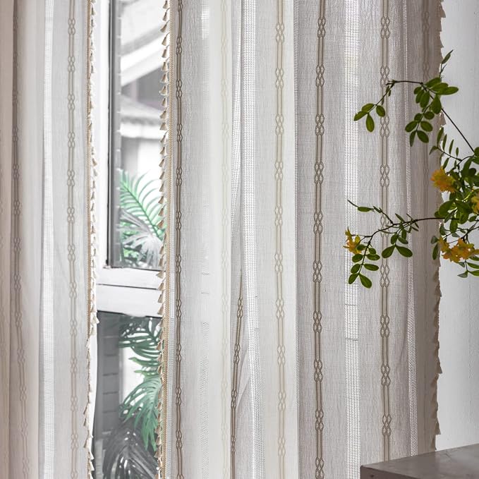 Boho Linen Curtains - Image 6