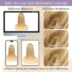 Real Human Hair Toppers for Women #TLQ, 3x5 Inch Injected Silk Base 130% Density 16 Inch Length Hair Toppers