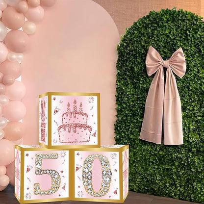 DataMoon 50th Birthday Decorations Boxes - Image 8