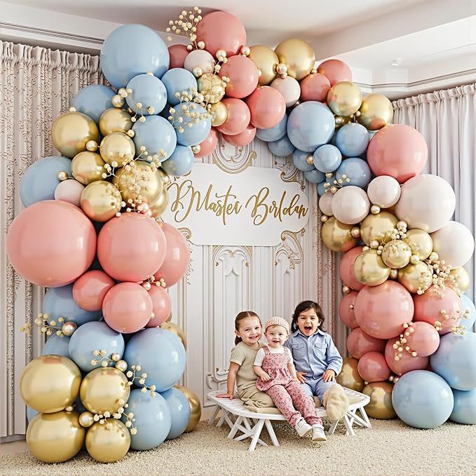 Gender Reveal Balloon Garland Arch Kit - Image 6