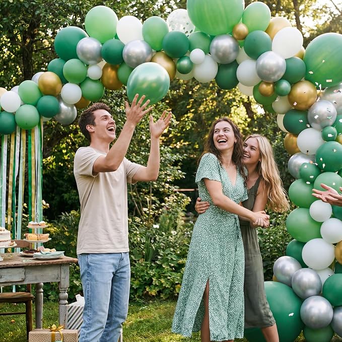 Dark Green Balloons, Baby Shower, Anniversary, Graduation, Wedding Decorations - Image 9