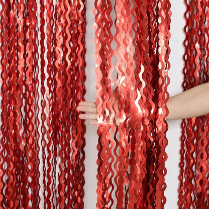 4 Pack Red Streamers Party Decorations - Image 6