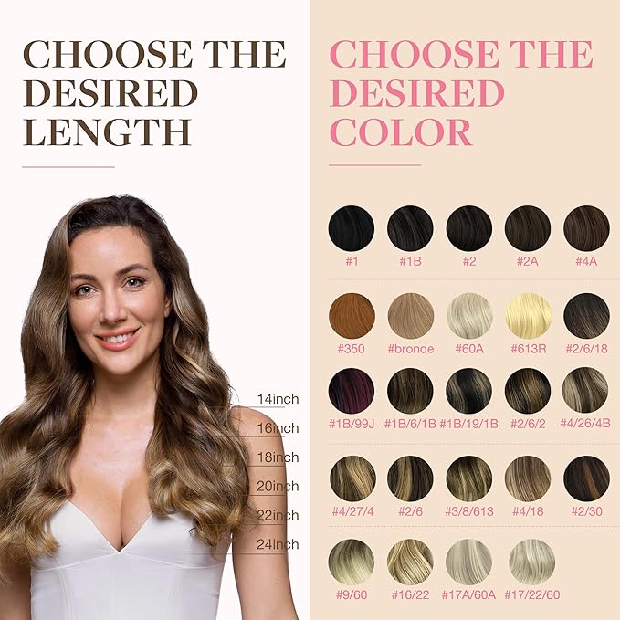 GOO GOO Tape in Hair Extensions Human Hair, 4/27/4 Balayage Chocolate Brown to Caramel Blonde, 10inch 30g 20pcs, Skin Weft Seamless Invisible, Silky Straight with Thick Ends, Remy Human Hair