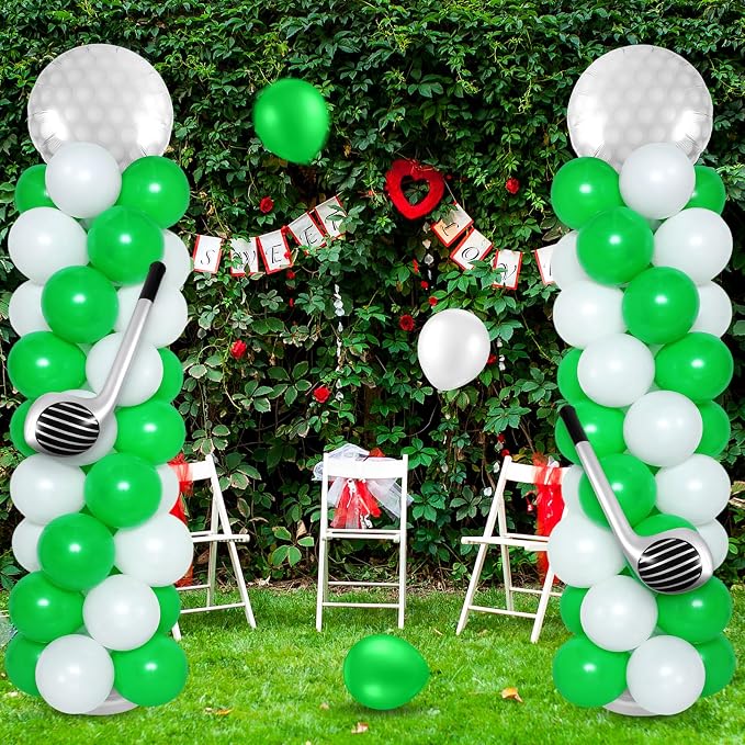 Soulchen 2 Set Golf Hole in One Balloon Column Stand Kit - Image 5