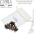 Camila Paris NV106 French Hair Clip for Women, Girls Hair Claw Clips Jaw Fashion Durable and Styling Hair Accessories for Women, Strong Hold No Slip Grip, Made in France