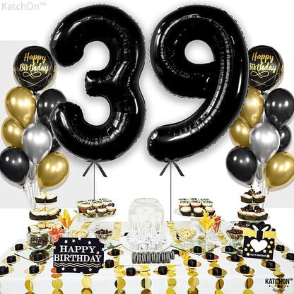 KatchOn Big 39 Balloons Numbers Black - Image 3