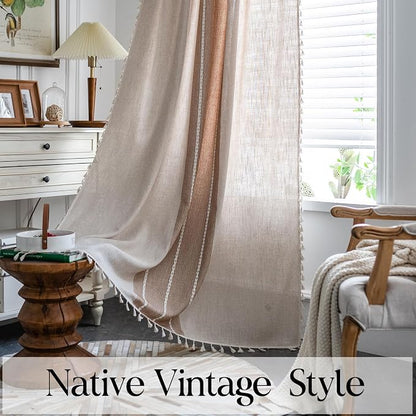 Sutuo Home Boho Curtains 90 inches - Image 6